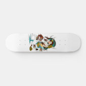 aquarius zodiac skateboard (Horizontaal)