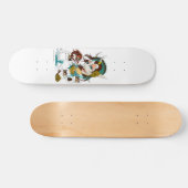 aquarius zodiac skateboard (Horizontaal)