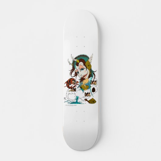 aquarius zodiac skateboard (Voorkant)
