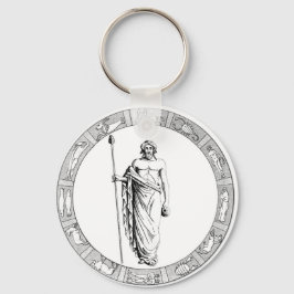 Aquarius Zodiac Sleutelhanger