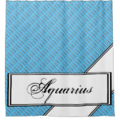 Aquarius Zodiac Symbol Element van K Yoncich Douchegordijn (Voorkant)