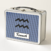 Aquarius Zodiac Symbol Standard van K Yoncich (Voorkant)