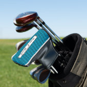 Aquarius Zodiac Symbol Standard van Kenneth Yoncic Golfheadcover (Insitu)