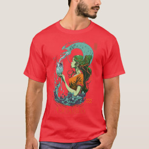 aquarius zodiac t-shirt