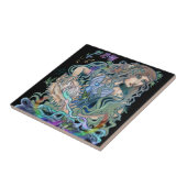 Aquarius Zodiac Tegeltje (Zijkant)