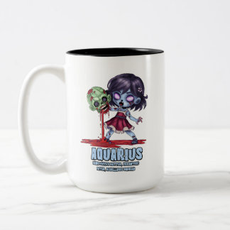 Aquarius Zombie Tweekleurige Koffiemok