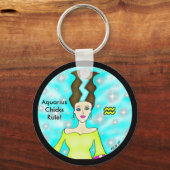 AquariusChicksRule! Button Sleutelhanger (Voorkant)