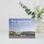 Aquatarium St. Pete Beach, Floride Carte postale (Debout devant)