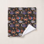 Aquatic animals | ocean underwater life (Gant de toilette)