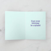 Aquatic Birthday Card Kaart (Binnen)