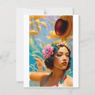 Aquatic Lives en geliefden Briefkaart