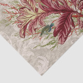 Aquatic Red Coral Seaweed Fish Tissuepapier (Detail)