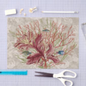 Aquatic Red Coral Seaweed Fish Tissuepapier (Craft)