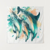 Aquatic Symphony Wandkleed (Voorkant (horizontaal))