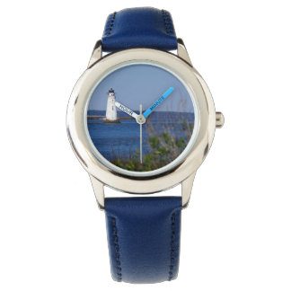 Aquatic Theme Watch - Vuurtoren met Blauwe Band Horloge
