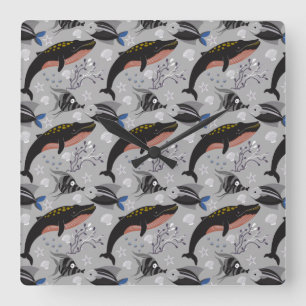 Aquaticaan Onderwaterlife 23 Vierkante Klok