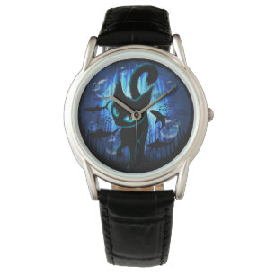 Aquaticat - Surreal Cat in Deep Ocean Fantasy Horloge