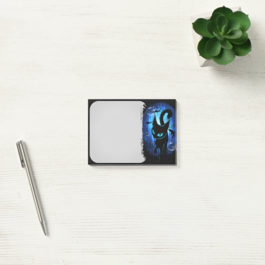 Aquaticat - Surreal Cat in Deep Ocean Fantasy Post-it® Notes (Kantoor)