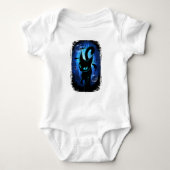 Aquaticat - Surreal Cat in Deep Ocean Fantasy Romper (Voorkant)