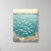 aquatisch canvas afdruk (Voorkant)