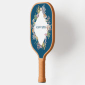 Aquatisch kustleven art. pickleball paddle (Links)