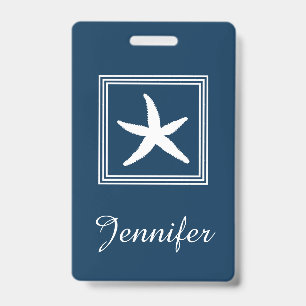 Aquatisch ontwerp badge