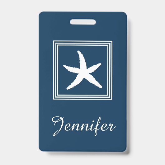 Aquatisch ontwerp badge (Front)