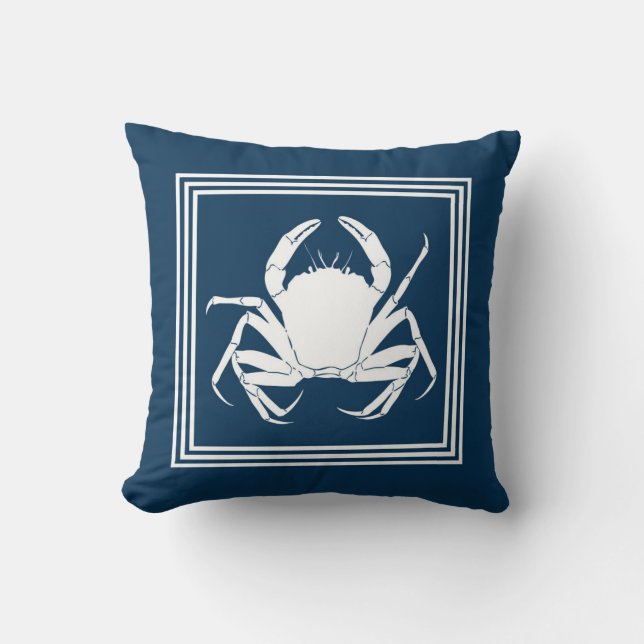 Aquatisch ontwerp kussen (Voorkant)