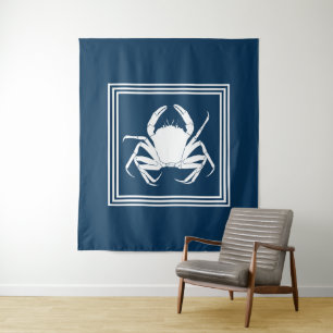 Aquatisch ontwerp wandkleed