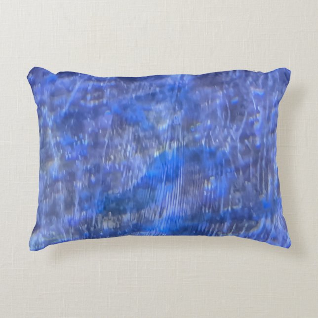 aquatisch rotspatroon accent kussen (Voorkant)