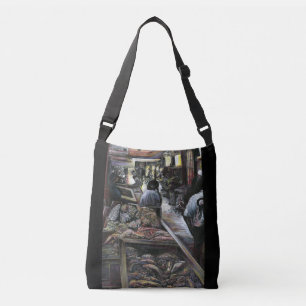 Aquatisch, toch gekust met de woestijnwind crossbody tas