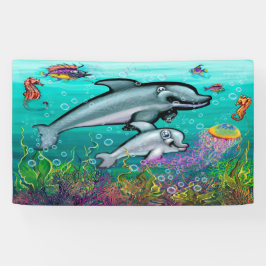 Aquatische Fantasy Spandoek