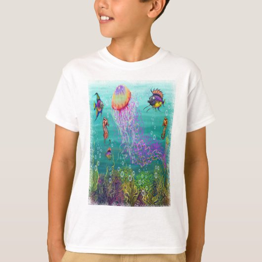 Aquatische Fantasy T-shirt (Voorkant)