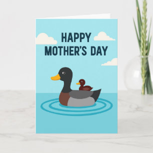 Aquatische Moeders Liefdesscène Kaart