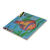 aquatische organismen tegeltje (Zijkant)