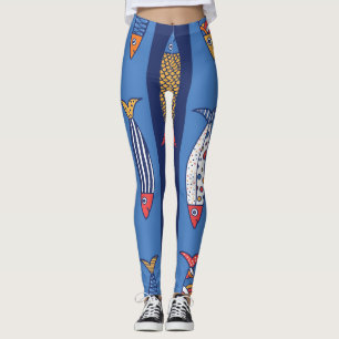 Aquatische Speeltijd: Kinderen Fish Fantasy Leggings