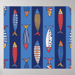Aquatische Speeltijd: Kinderen Fish Fantasy Poster