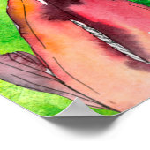 Aquatische visset. Rode zee en exotische vissen bi Poster (Hoek)