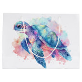 Aquatische vrienden groot cadeauzakje (Achterkant)