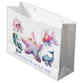 Aquatische vrienden groot cadeauzakje (Voorkant Gekanteld)