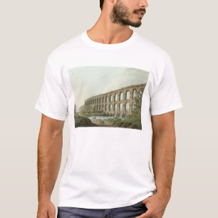 Aqueduct nabij Belgrado, Servië, bord 6 uit 'Uitzi T-shirt