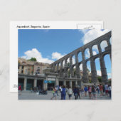 Aqueduct, Segovia, Spanje Briefkaart (Voorkant / Achterkant)
