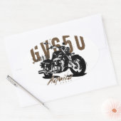 Aquila de adelaar ovale sticker (Envelop)