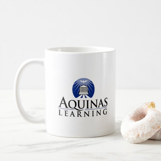 Aquinas apprenant la tasse simple (Avec donut)