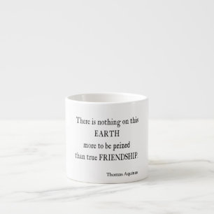 Aquinas Friendship Inspirerend Quote Espresso Kop
