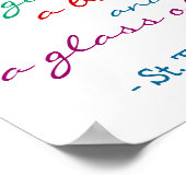 Aquinas Sorrow Quote van SRF Poster (Hoek)