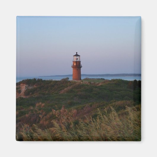 Aquinnah Zonsondergang en Vuurtorenmagneet Magneet (Voorkant)