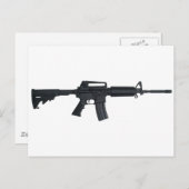 AR15 aanvalgeweer Briefkaart (Voorkant / Achterkant)