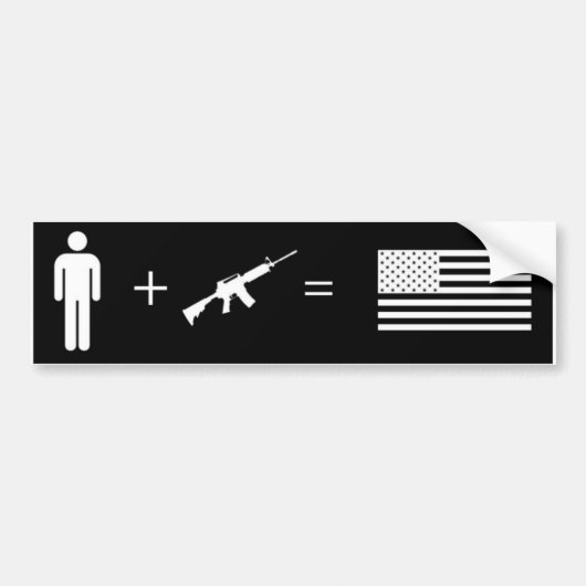 AR15 Freedom Sticker (Voorkant)
