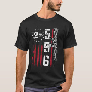 AR15 Geweer 2e ADT 556 AR-15 Terug T-shirt